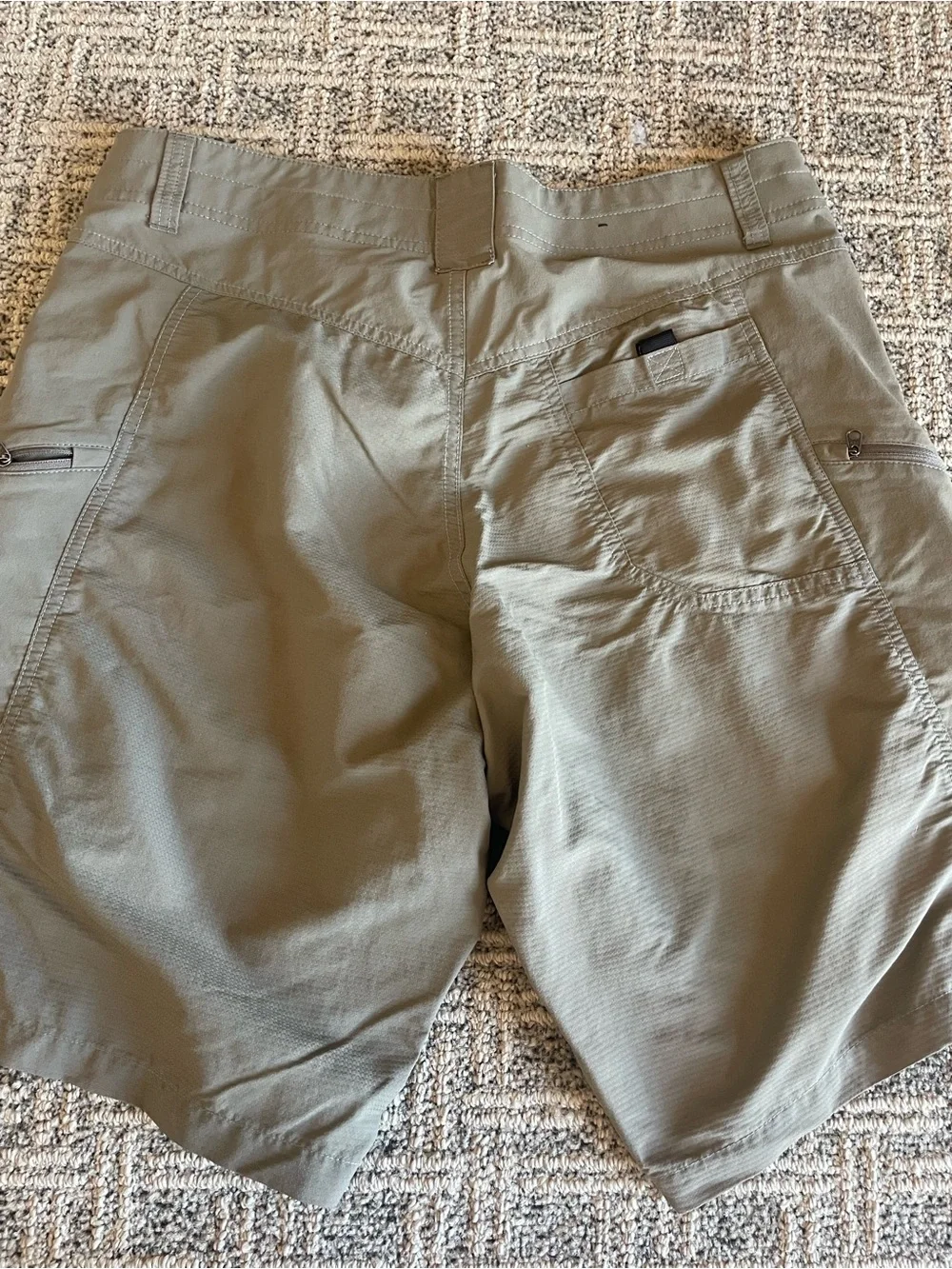 Kuhl Men's Olive Hybrid Mutiny River Shorts
